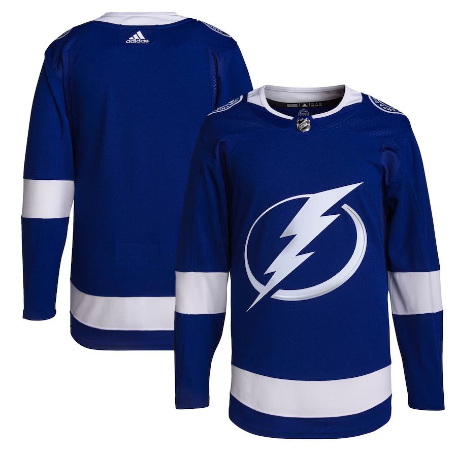 Men Tampa Bay Lightning adidas Royal Home Primegreen Authentic Pro NHL Jersey